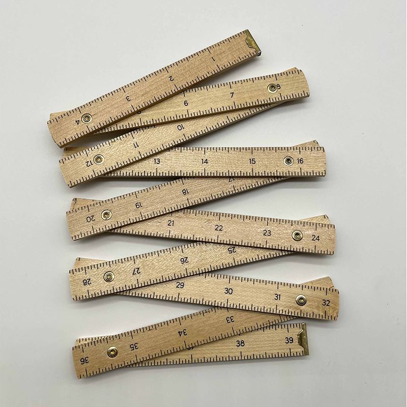 Wooden Folding Ruler 1m